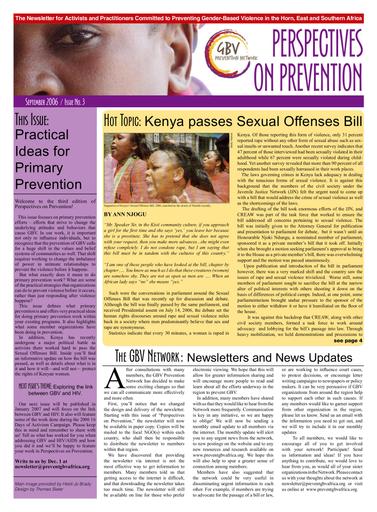 Perspectives on Prevention- Issue 3